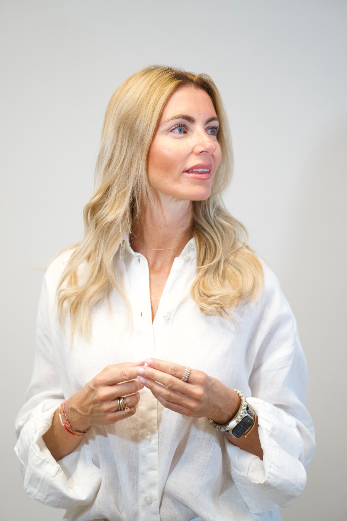 Andrea Gärner im Halbprofil